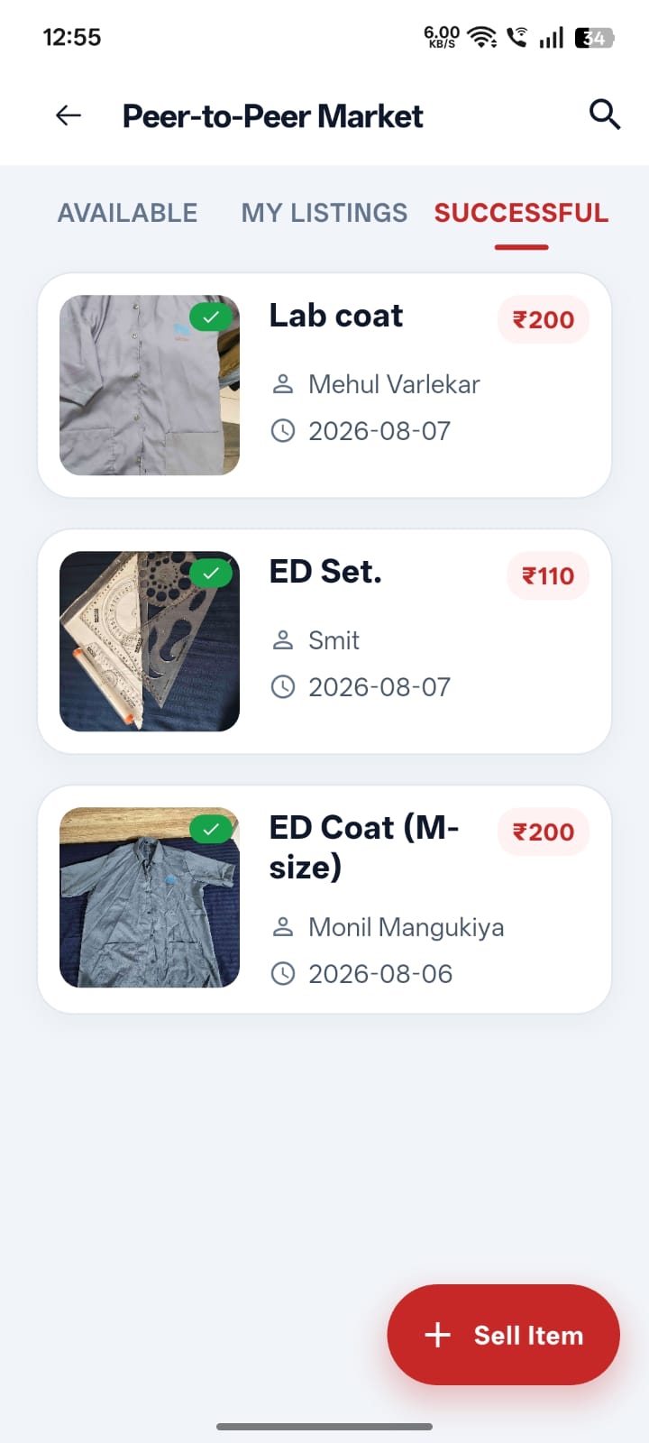 Nirma Hub App Screen 5