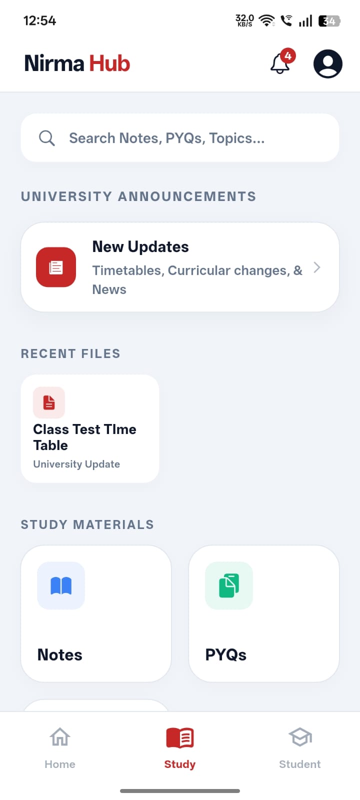 Nirma Hub App Screen 6